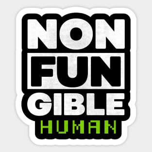 Non Fungible Token Human nft Sticker